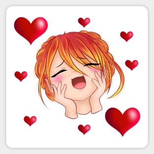 luv emote Sticker